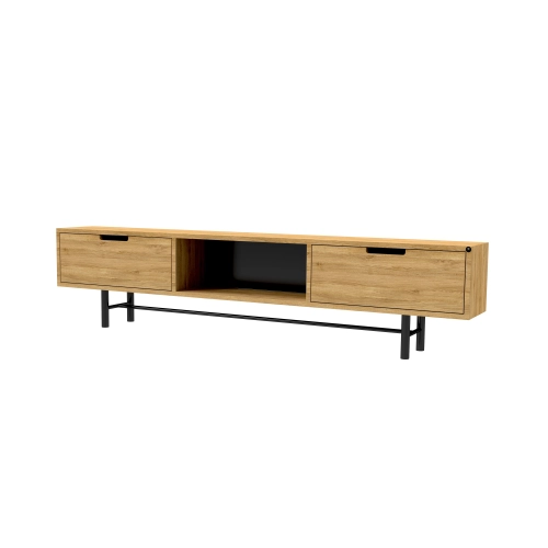 Szafka RTV-23 Drewno Lite Dąb Loft Lakier Rozmiary od 100 cm do 200 cm PREMIUM